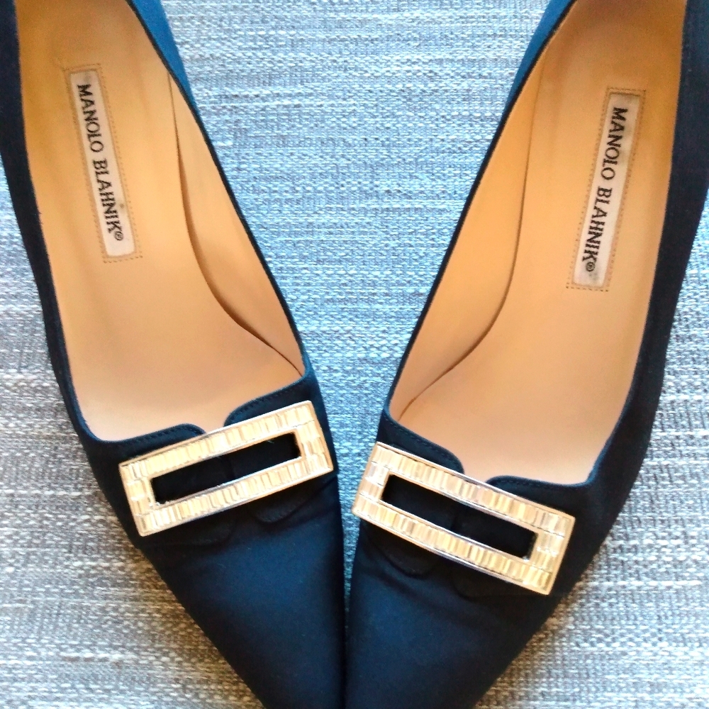 Manolo Blahnik kitten heels
